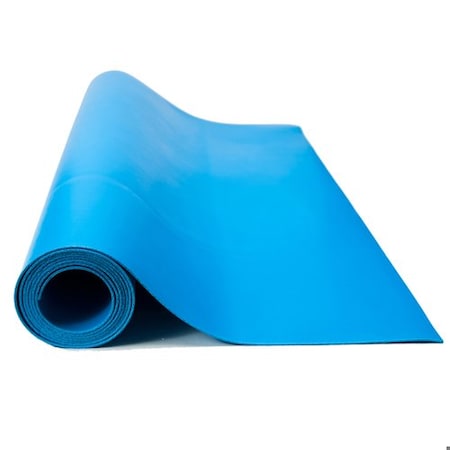 Bertech ESD Anti-Static Table Mat Roll, 2 Ft. x 50 Ft., Blue 1059-2x50B